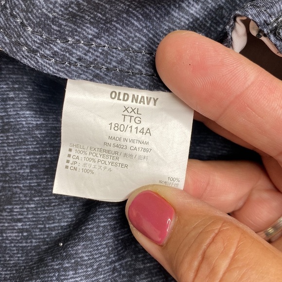 Old Navy Mens Heathered Charcoal Cargo Swim Shorts XXL Quick-Dry Polyester - Picture 6 of 6